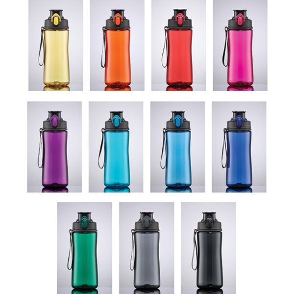 Logotrade promotional product picture of: Neon water bottle TRITAN™, 580ml