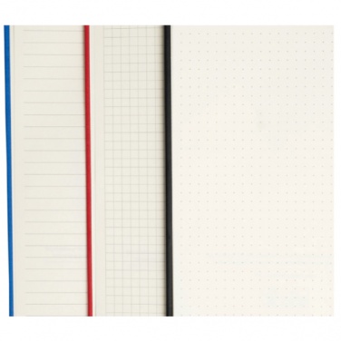 Logo trade promotional products image of: Grid notebook Shady GRS A5, blue