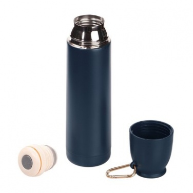 Logo trade promotional product photo of: Thermos 500 ml Air Gifts with carabiner, navy blue