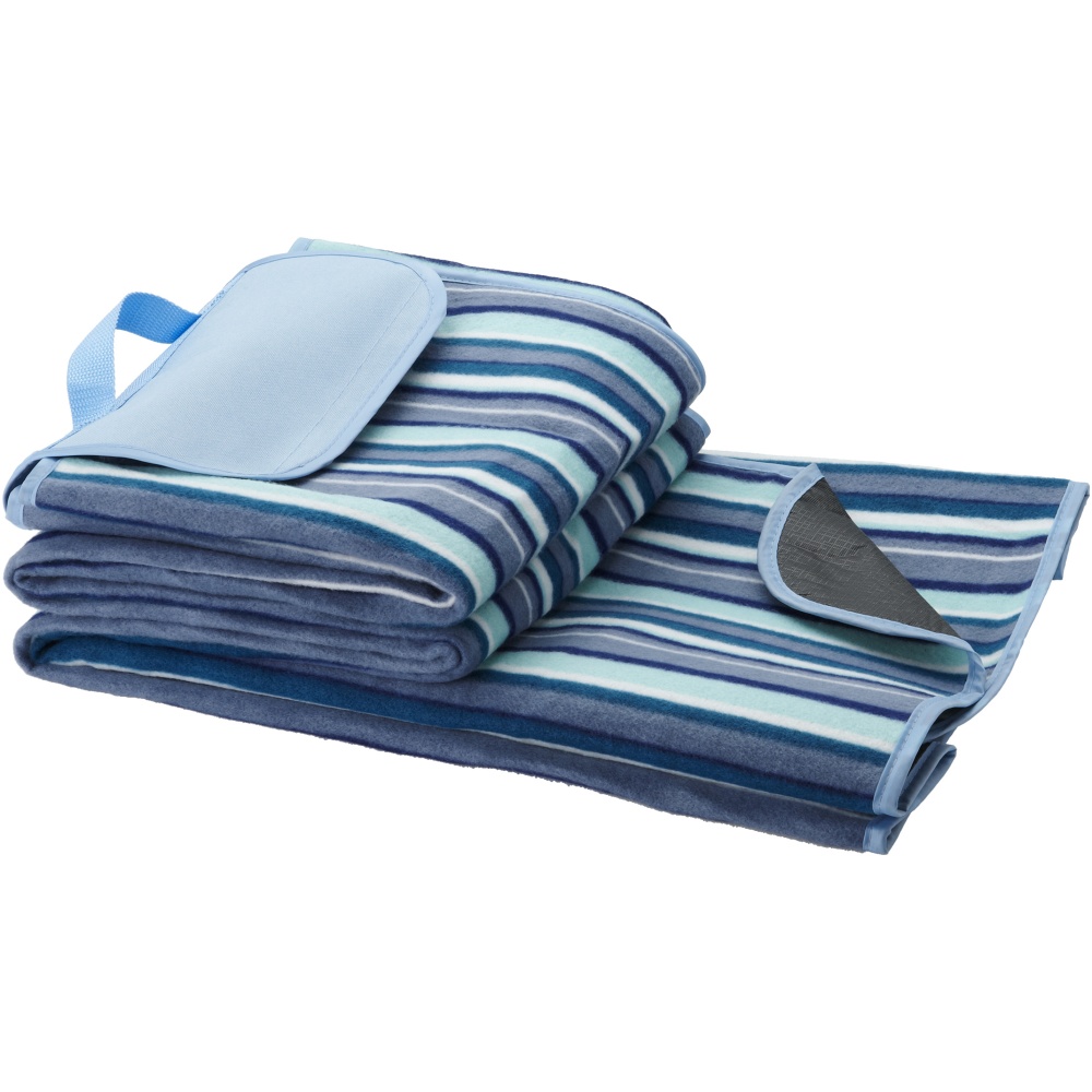 Logo trade promotional merchandise picture of: Riviera water-resistant outdoor picnic blanket