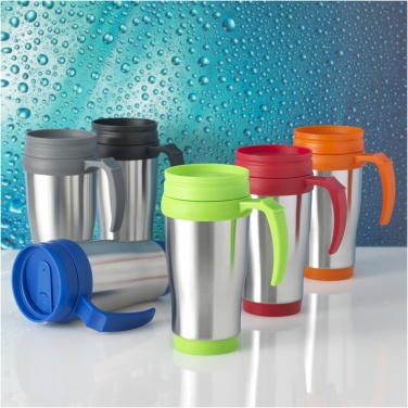 Logo trade promotional giveaways image of: Sanibel 400 ml insulated mug