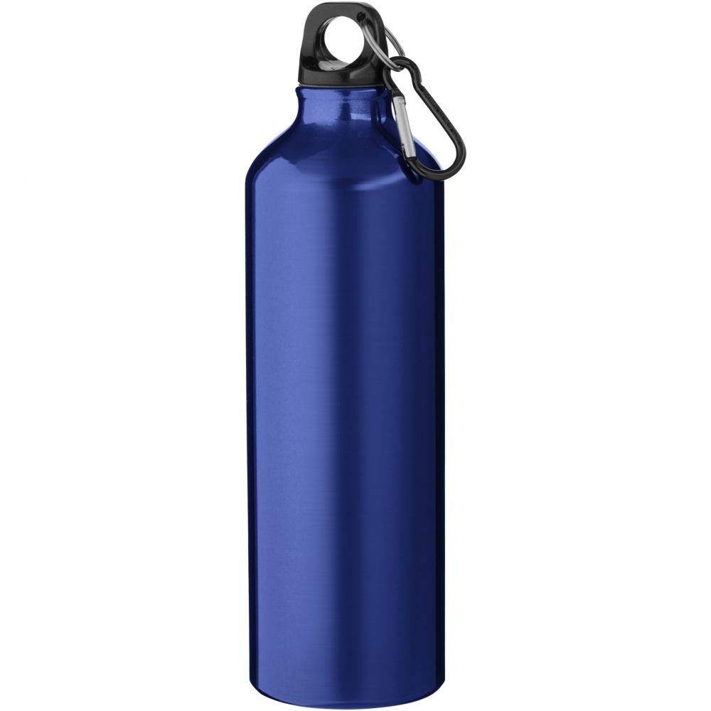 Logo trade advertising product photo of: Oregon 770 ml aluminium water bottle with carabiner