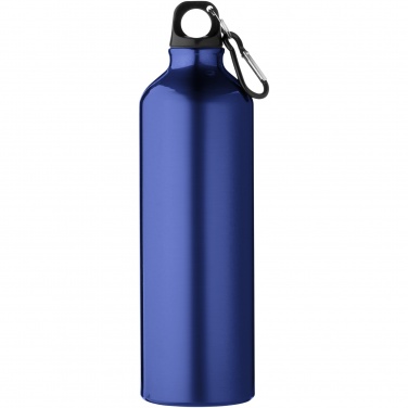 Logo trade promotional giveaways image of: Oregon 770 ml aluminium water bottle with carabiner