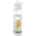 Tutti-frutti 740 ml Tritan™ infuser sport bottle, Transparent / White