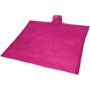 Logo trade corporate gift photo of: Ziva disposable rain poncho with storage pouch