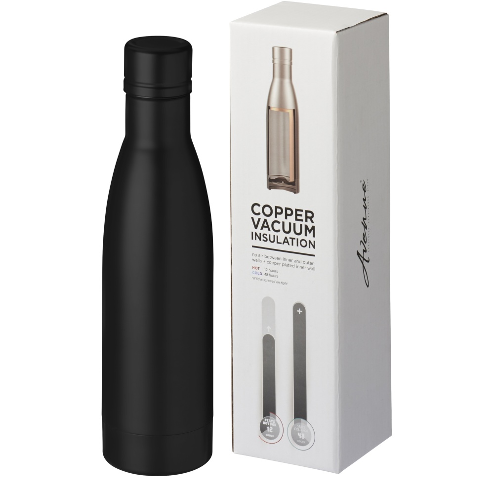 Logo trade promotional items image of: Vasa 500 ml copper vacuum insulated bottle