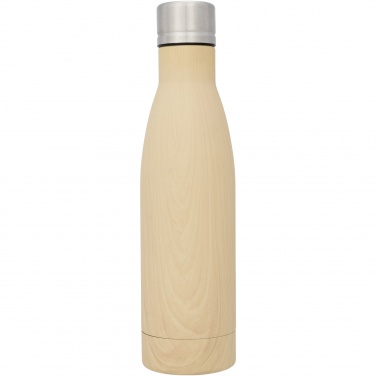 Logotrade corporate gift image of: Vasa 500 ml wood-look copper vacuum insulated bottle