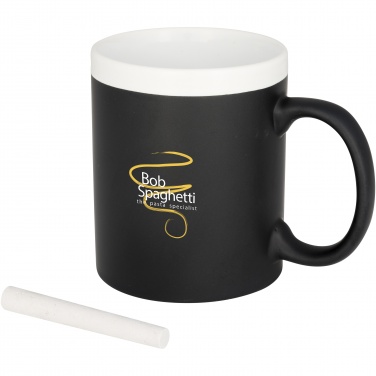 Logotrade advertising products photo of: Chalk-write 330 ml ceramic mug