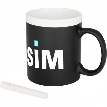 Logo trade promotional products picture of: Chalk-write 330 ml ceramic mug