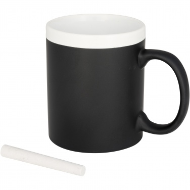 Logo trade promotional item photo of: Chalk-write 330 ml ceramic mug