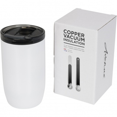 Logo trade corporate gifts image of: Copper vacuum insulated tumbler Lagom 380 ml