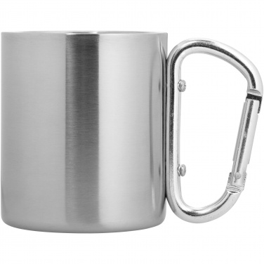 Logo trade corporate gifts picture of: Alps 200 ml insulated mug with carabiner