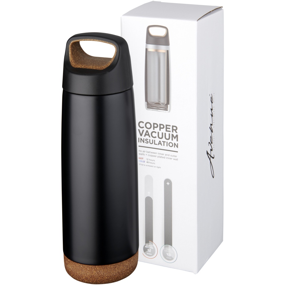 Logo trade promotional merchandise image of: Valhalla 600 ml copper vacuum insulated water bottle