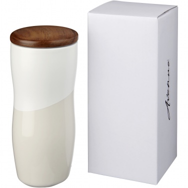 Logo trade promotional items picture of: Reno 370 ml double-walled ceramic tumbler