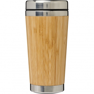 Logotrade promotional gift image of: Bambus 450 ml tumbler with bamboo outer