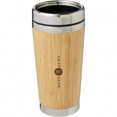 Logotrade corporate gift picture of: Bambus 450 ml tumbler with bamboo outer