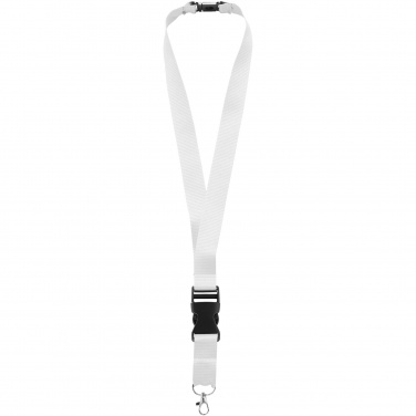 Logo trade corporate gifts image of: Yogi lanyard detachable buckle break-away closure