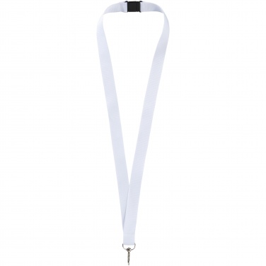 Logo trade promotional gifts image of: Lago lanyard with break-away closure