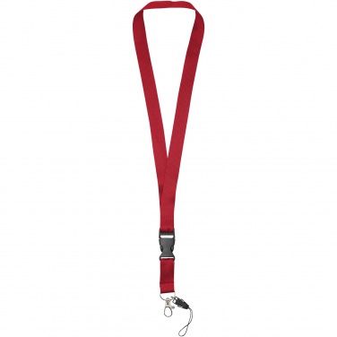 Logotrade promotional giveaway image of: Sagan phone holder lanyard with detachable buckle