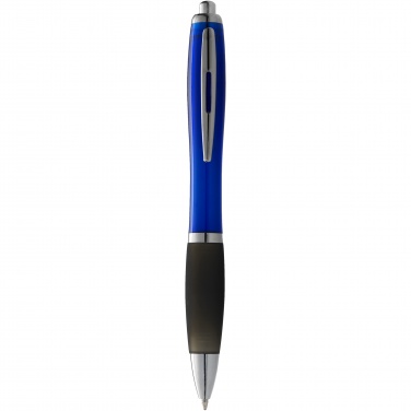 Logotrade promotional giveaway image of: Nash ballpoint pen coloured barrel and black grip