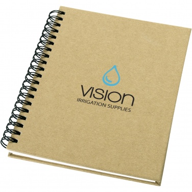 Logo trade promotional giveaways picture of: Mendel recycled notebook