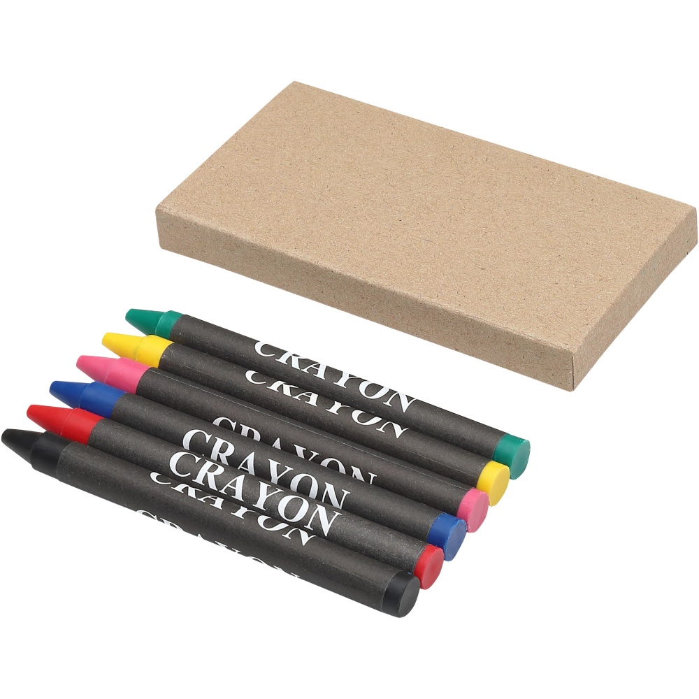 Logotrade promotional giveaway image of: Ayo 6-piece coloured crayon set