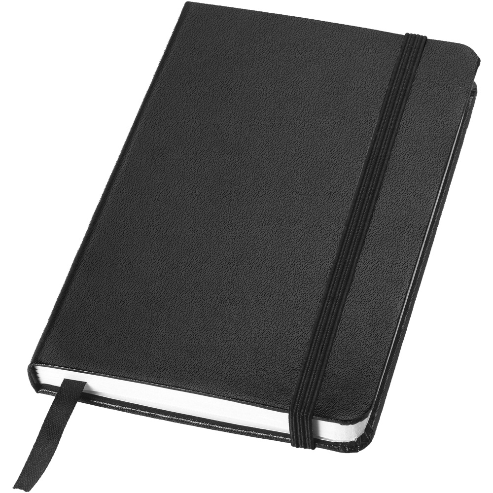 Logo trade promotional gifts picture of: Classic A6 hard cover pocket notebook