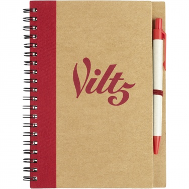 Logotrade promotional products photo of: Priestly recycled notebook with pen