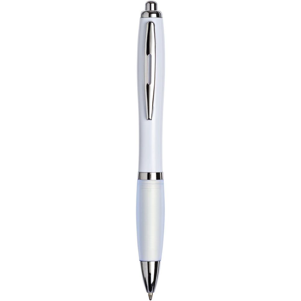 Logotrade promotional giveaway image of: Nash ballpoint pen with coloured barrel and grip