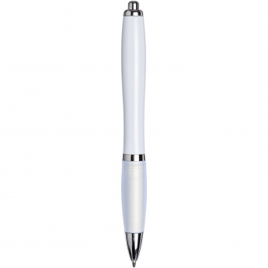 Logotrade corporate gift picture of: Nash ballpoint pen with coloured barrel and grip