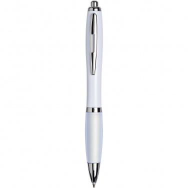 Logo trade promotional products picture of: Nash ballpoint pen with coloured barrel and grip