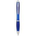 Nash ballpoint pen with coloured barrel and grip, Royal blue