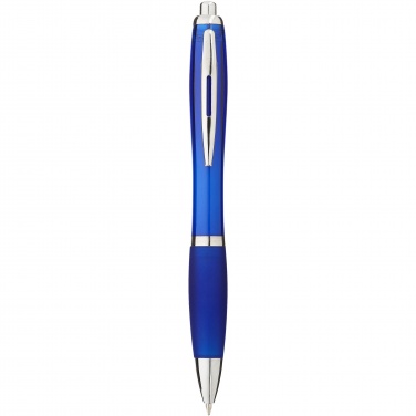 Logotrade promotional products photo of: Nash ballpoint pen with coloured barrel and grip