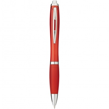 Logo trade promotional products picture of: Nash ballpoint pen with coloured barrel and grip