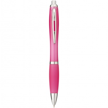 Logotrade promotional items photo of: Nash ballpoint pen with coloured barrel and grip