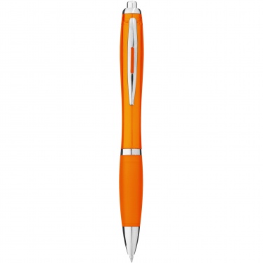 Logotrade promotional merchandise photo of: Nash ballpoint pen with coloured barrel and grip