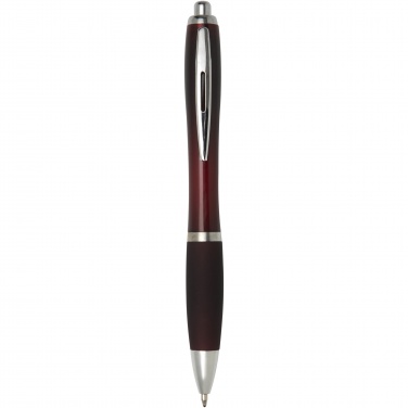 Logotrade promotional gift picture of: Nash ballpoint pen with coloured barrel and grip