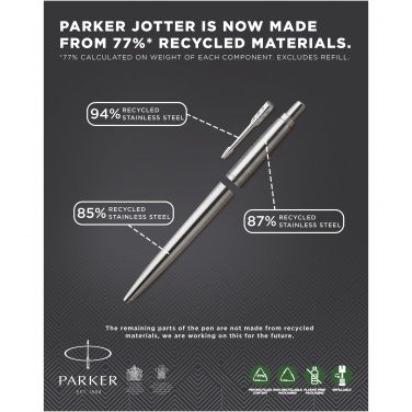 Logo trade promotional merchandise picture of: Parker Jotter ballpoint pen