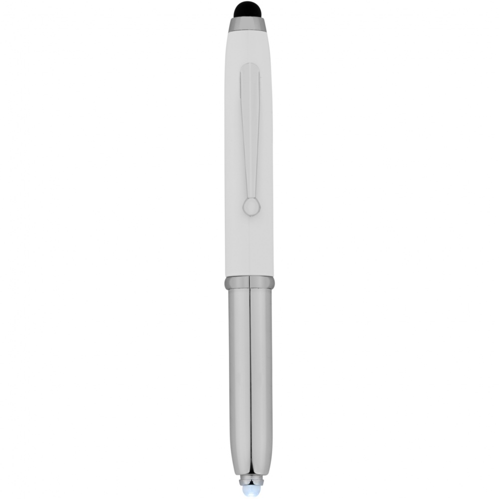 Logo trade corporate gift photo of: Xenon stylus ballpoint pen with LED light