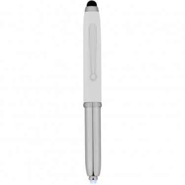 Logo trade corporate gifts picture of: Xenon stylus ballpoint pen with LED light