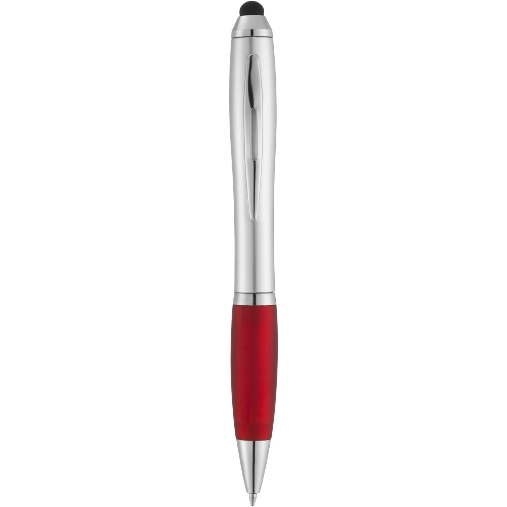 Logotrade promotional merchandise image of: Nash stylus ballpoint with coloured grip