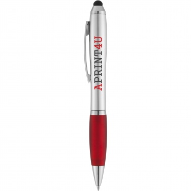 Logotrade corporate gift picture of: Nash stylus ballpoint with coloured grip