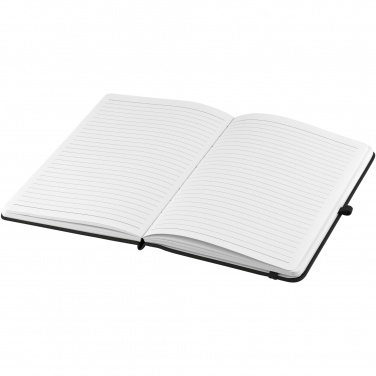 Logo trade corporate gifts image of: Theta A5 hard cover notebook