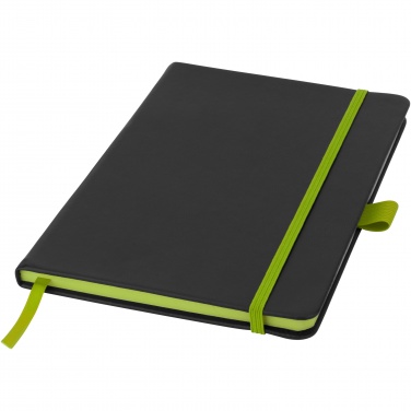 Logo trade promotional gifts image of: Colour-edge A5 hard cover notebook