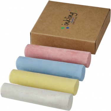 Logotrade promotional products photo of: Screech 4-piece chalk set