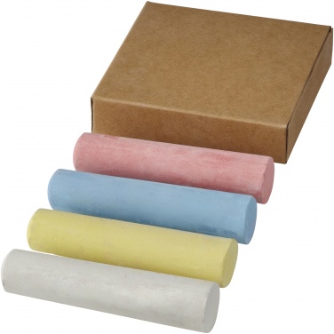 Logo trade business gift photo of: Screech 4-piece chalk set