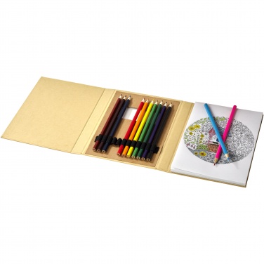 Logotrade business gift image of: Pablo colouring set with drawing paper