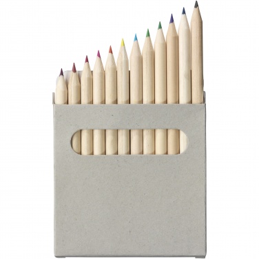 Logotrade promotional gift picture of: Tallin 12-piece coloured pencil set