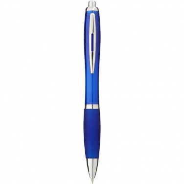 Logo trade promotional giveaways image of: Nash ballpoint pen coloured barrel and grip