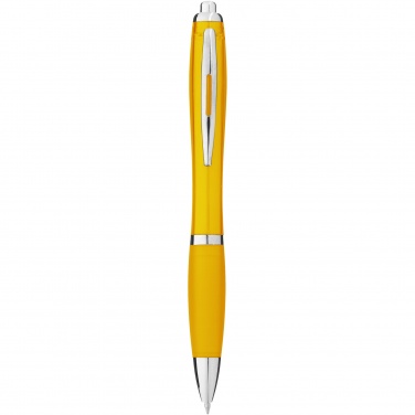 Logo trade advertising product photo of: Nash ballpoint pen coloured barrel and grip